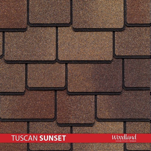 GAF Value Collection Designer Shingles Woodland – Tuscan Sunset