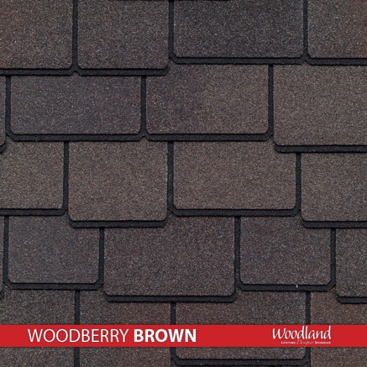 GAF Value Collection Designer Shingles Woodland – Woodberry Brown